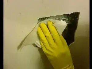 How to patch a dry wall hole.