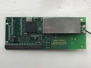 Sony XDR-S50 DAB Radio DAB Module Removal