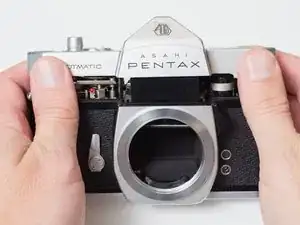 Pentax Spotmatic Top Cover Removal