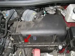 Repairing Toyota Sienna air filter vacuum connector