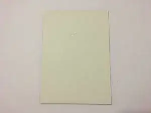 White Document Mat