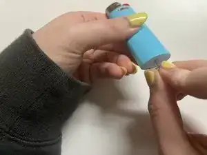 Refill Butane in a Bic lighter