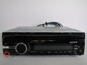 Sony CDX-GT540UI Front Panel Replacement