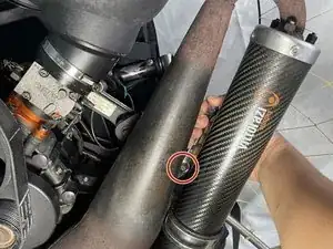 How to Repair a Crack on a Vittorazi Moster Exhaust