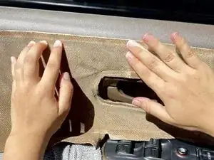 How to Cover a Peeling Car Door Panel in a 2002 Honda CR-V