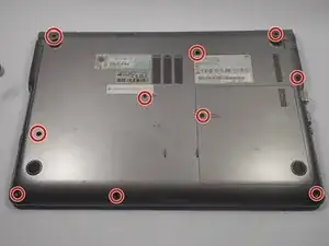 Samsung NP530U4BL Removing Back Cover