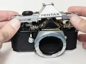 Pentax ME Super Top Cover Removal