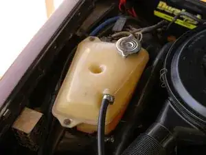 How to check the coolant level in your Turbo Diesel Mercedes W123