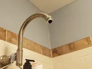 How to replace the plumber's tape on a leaky shower head