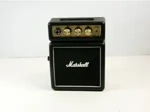 Disassembling Marshall MS-2 Micro Amp Case Disassembly