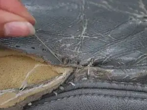 How to Repair a Leather Car Seat Rip With Needle and Thread