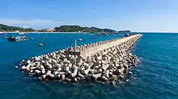 Cô Tô port on Cô Tô Lớn island