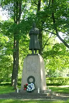 Äksi War of Independence Monument, located in Voldi