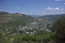 Çorovodë in the Distance