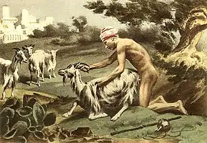 Depiction of bestiality. (Plate XVII)