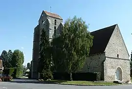 The church in Les Écrennes