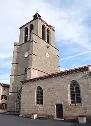 The church in Marsac-en-Livradois