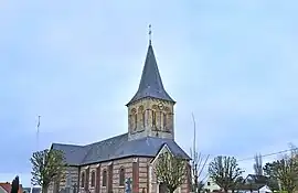 The church in Mannevillette