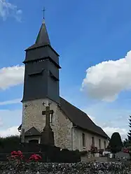 The church in Houville-en-Vexin