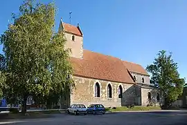 The church in Neuvy-au-Houlme