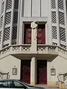 Portal with statue of Saint Jean-Bosco