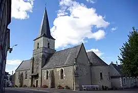 The church of Saint-Martin, in Lignières-de-Touraine