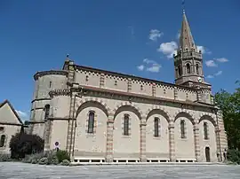 The church in Saint-Paul-Cap-de-Joux