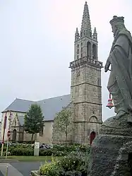 The church in Kersaint-Plabennec