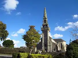 The parish church of Sainte-Anne, in Kernilis