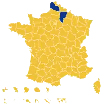 First-place candidate by department