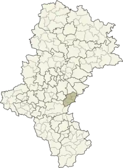 Location within the voivodeship