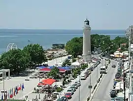 The lighthouse at the promenade, a symbol of Alexandroupolis