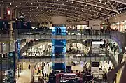 Main hall interior from upper level