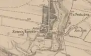 Shvaikivtsi on the Austrian topographic map, 1869–1887.