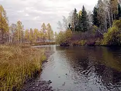 The Anzha River in Sayansky District