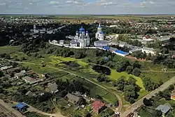 Aerial view of Bogolyubovo