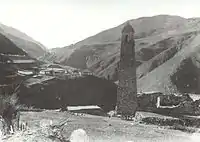 Battle tower. Dzheyrakh. 1921