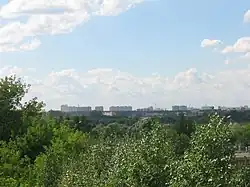 View from the railroad, Lyuberetsky District