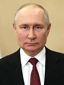 Vladimir PutinPresident of theRussian Federationsince 7 May 2012