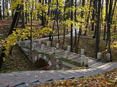 Tsaritsyno. Grotesque bridge