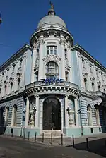 Central credits bureau building by Franc Vorud and Đorđe Jovanović in Novi Sad, 1896