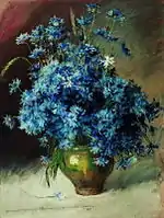 Isaac Levitan, Cornflowers, 1894.