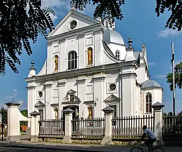 Image 31Corpus Christi Church, Grand Duchy of Lithuania (today Nyasvizh, Belarus), 1586 and 1593 (from Baroque architecture)