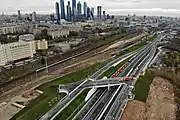 The outbound arterial road was opened on 21 October 2020.