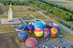 Parade balloons, Prokhorovka Battlefield, Prokhorovsky District