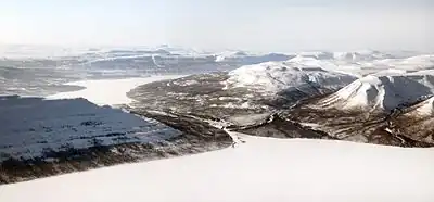 Image 3Step-like geomorphology at the Putorana Plateau, which is a World Heritage Site. (from Siberian Traps)