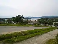 Settlement of the Preobrazheniye, Primorsky Krai. View from the southern hill.