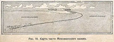 Florida Overseas Railroad map, 1915