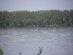 The Ussuri River near the selo of Zabaykalskoye in Vyazemsky District