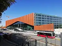 Exterior of the Centre station in Belgrade in October 2023.